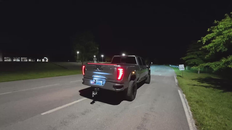 Drone video of the SILVEX electric tonneau cover on a GMC Sierra Denali